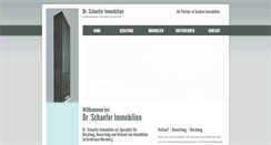 Desktop Screenshot of dr-schaefer-immobilien.de