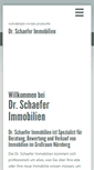 Mobile Screenshot of dr-schaefer-immobilien.de