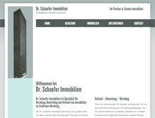 Tablet Screenshot of dr-schaefer-immobilien.de